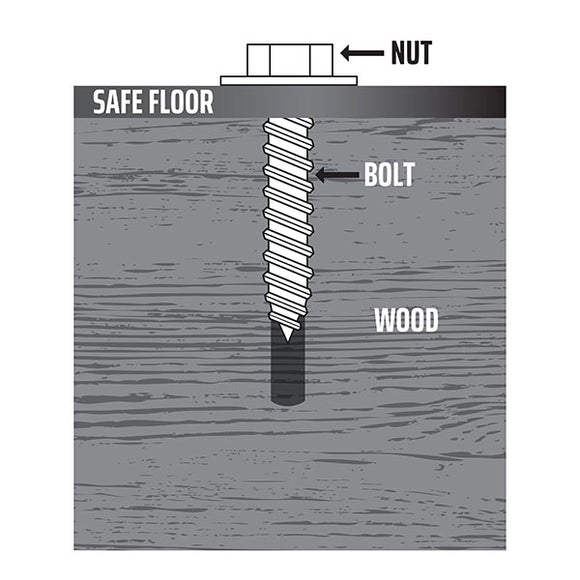 Liberty Safe Wood Anchor Kit with Drill Bit, photo 2