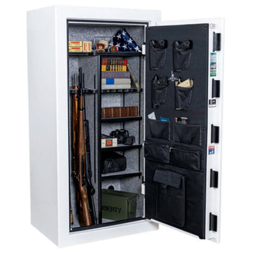 Liberty USA 30 Icy White Gloss Gun Safe with Elock - 250th Years of Liberty, image 2 