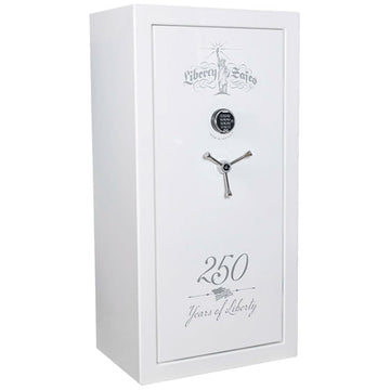 Liberty USA 30 Icy White Gloss Gun Safe with Elock - 250th Years of Liberty, image 1 