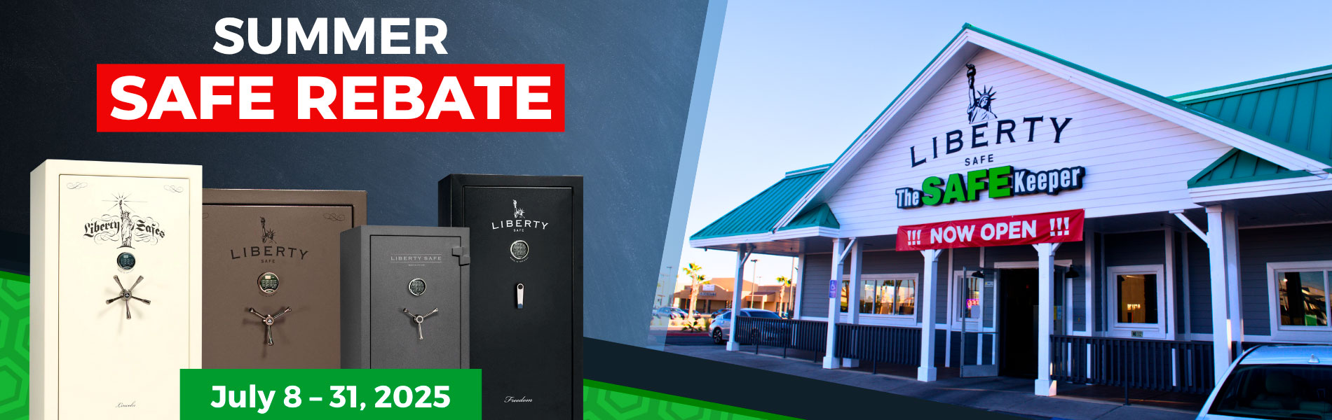 Summer Safe Rebate - Liberty Safe Sale