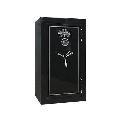 Superior SS12 Black Gloss Home Safe with Electronic Lock, image 1 