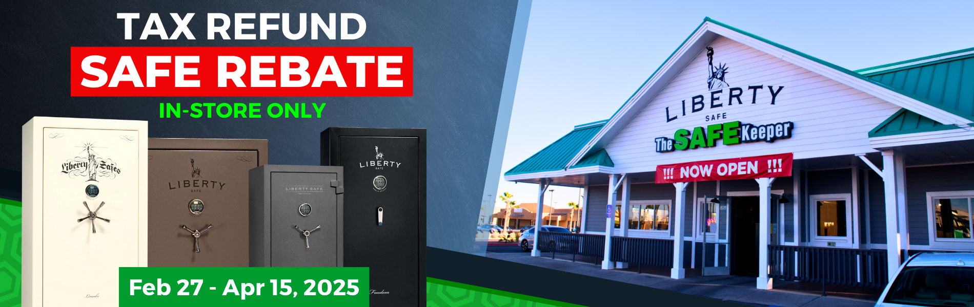 Tax Refund - Liberty Safe Rebate