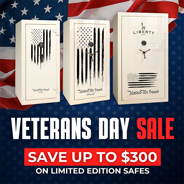 Veterans day liberty safe sale special