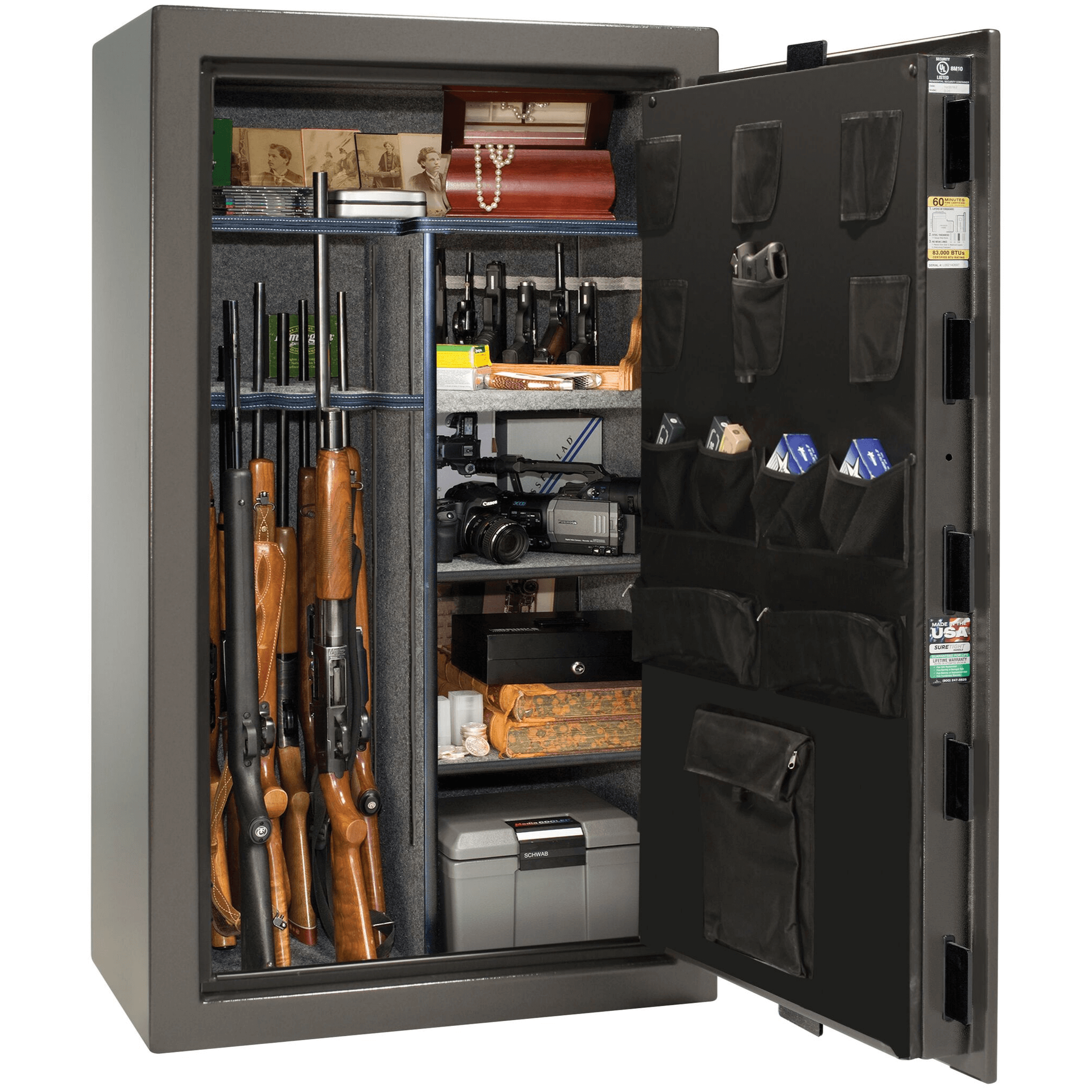Liberty Colonial 30 Gun Safe with Mechanical Lock, view 10