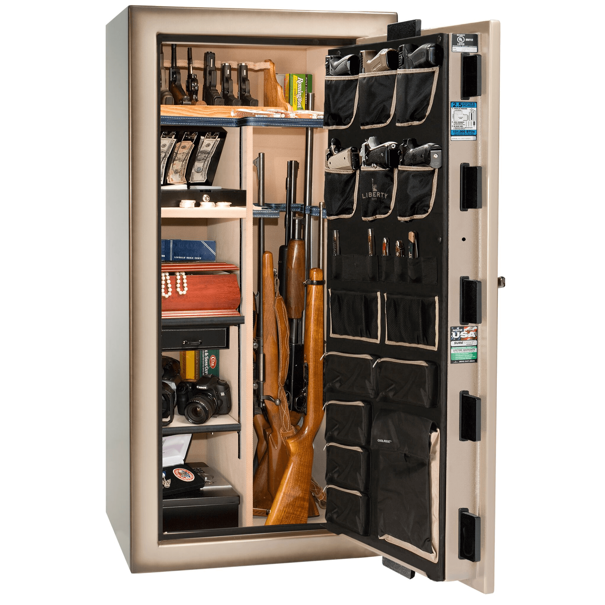 Magnum Series | Level 8 Security | 2.5 Hours Fire Protection | 40 | Dimensions: 66.5"(H) x 36"(W) x 32"(D) | Black Gloss | Electronic Lock, photo 22