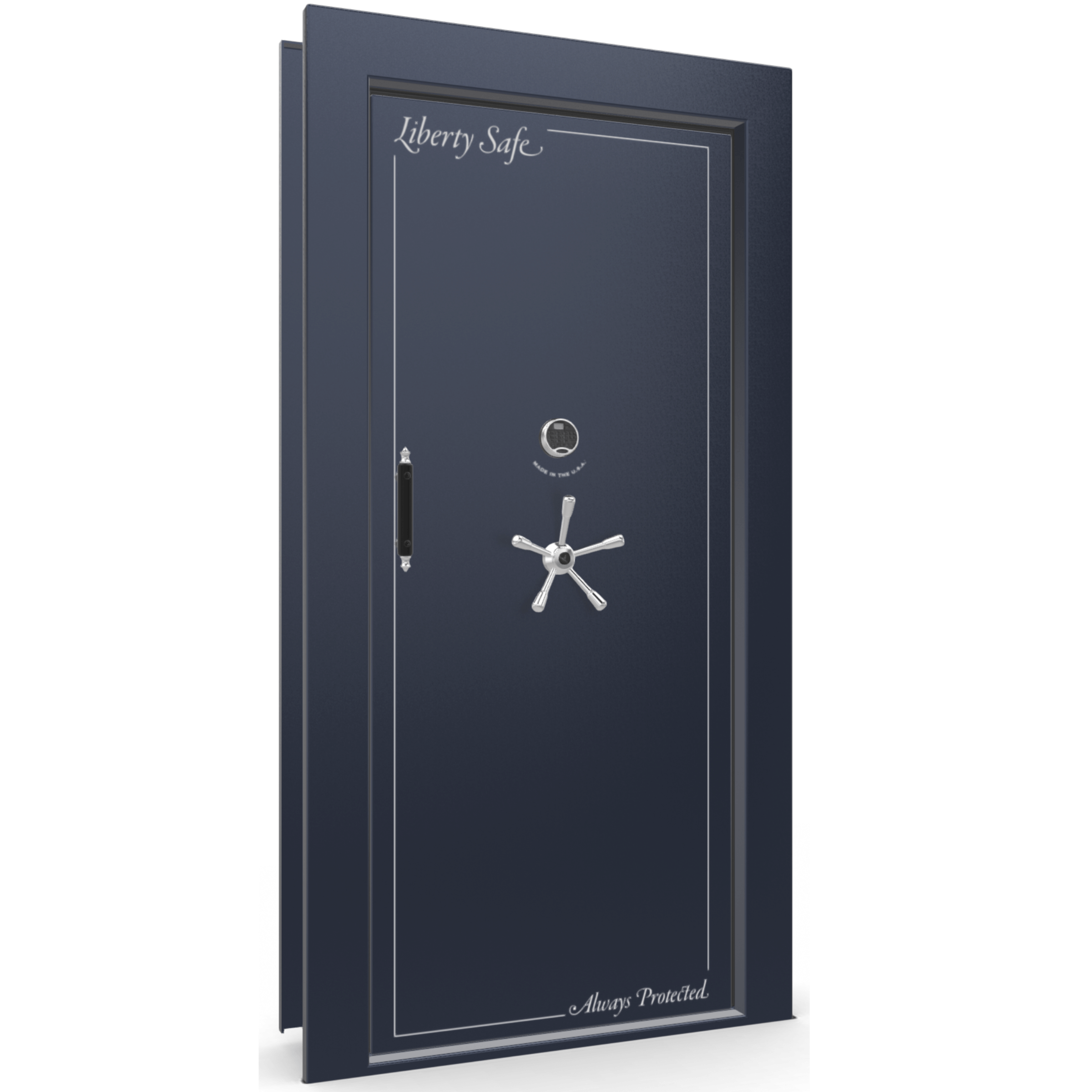 Vault Door Series | In-Swing | Left Hinge | Blue Gloss | Mechanical Lock, photo 19