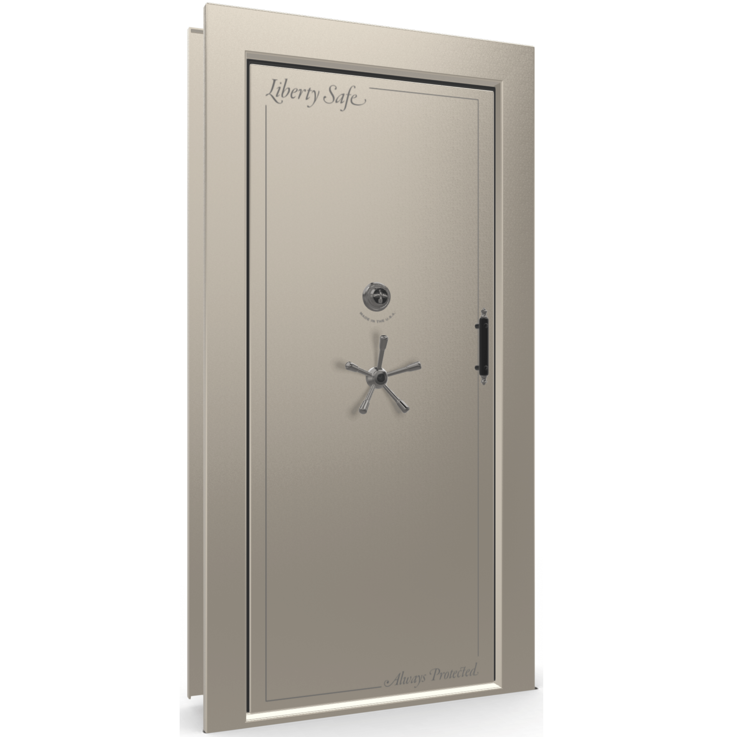 Vault Door Series | Out-Swing | Left Hinge | White Marble | Mechanical Lock, photo 33
