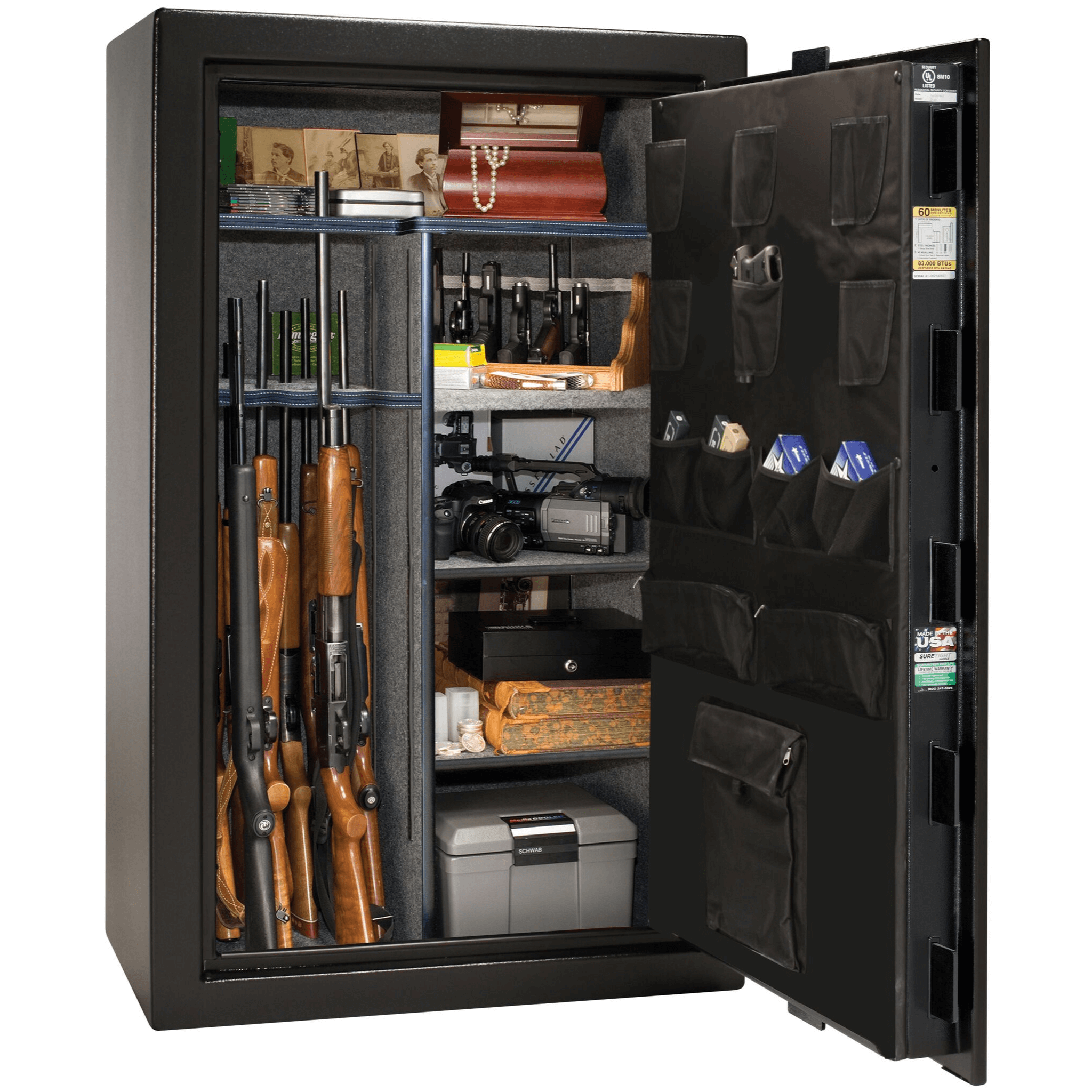 Liberty Colonial 30 Gun Safe with Mechanical Lock, view 12