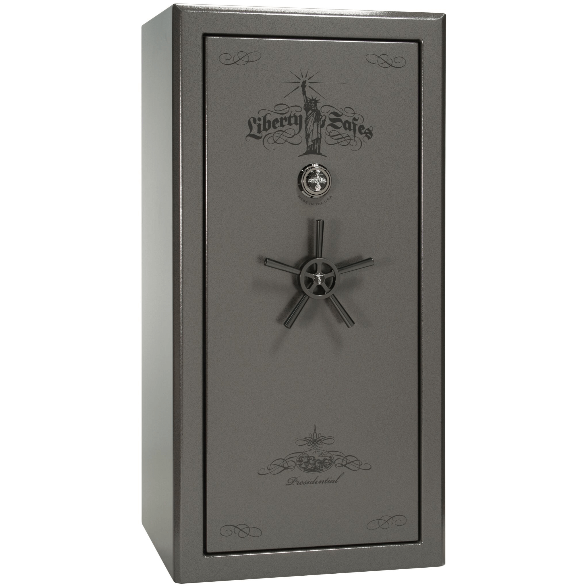 Presidential Series | Level 8 Security | 2.5 Hours Fire Protection | 25 | Dimensions: 60.5"(H) x 30"(W) x 28.5"(D) | Gray Marble | Mechanical Lock, photo 3