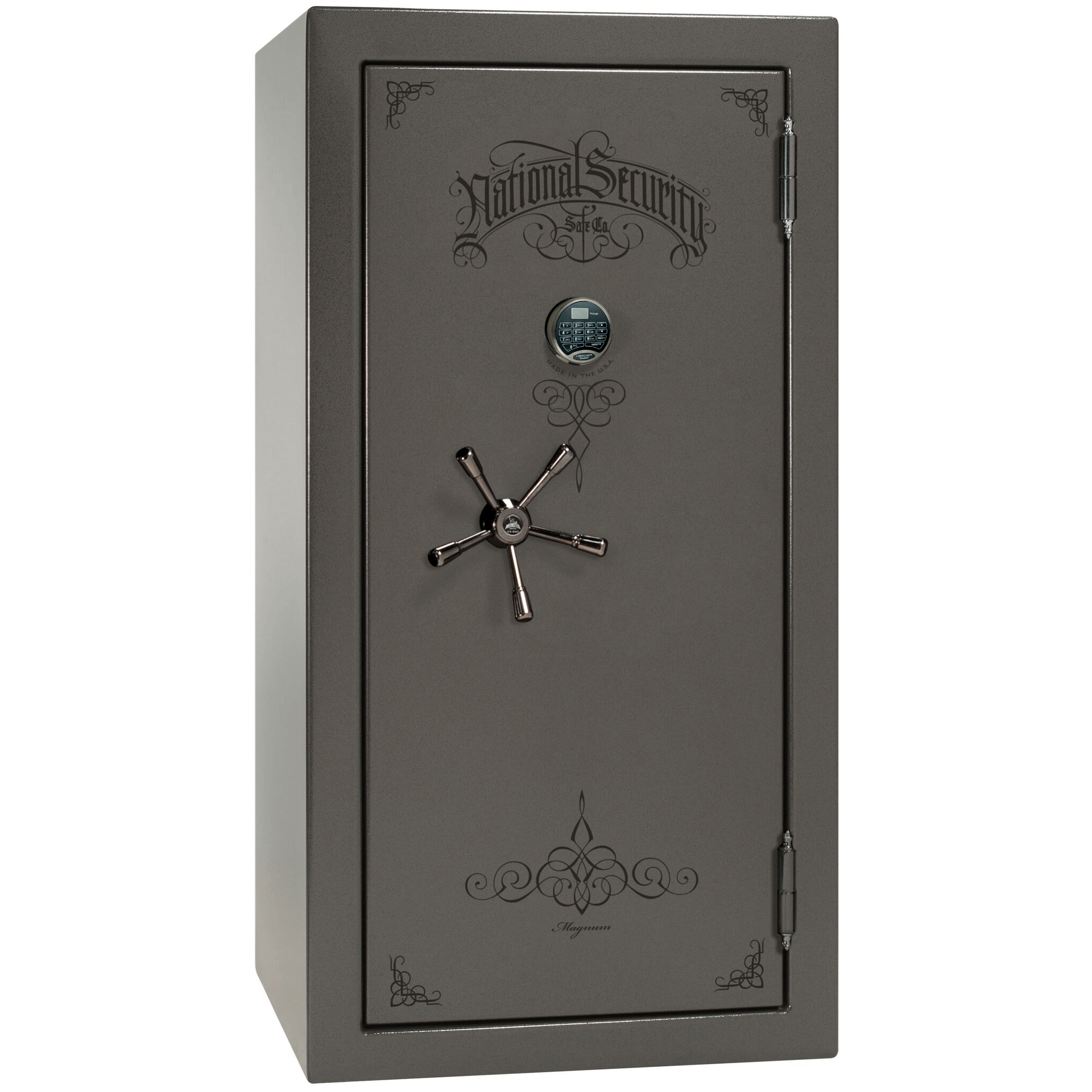 Magnum Series | Level 8 Security | 2.5 Hours Fire Protection | 25 | Dimensions: 60.5"(H) x 30"(W) x 28.5"(D) | Burgundy Marble | Mechanical Lock, photo 1