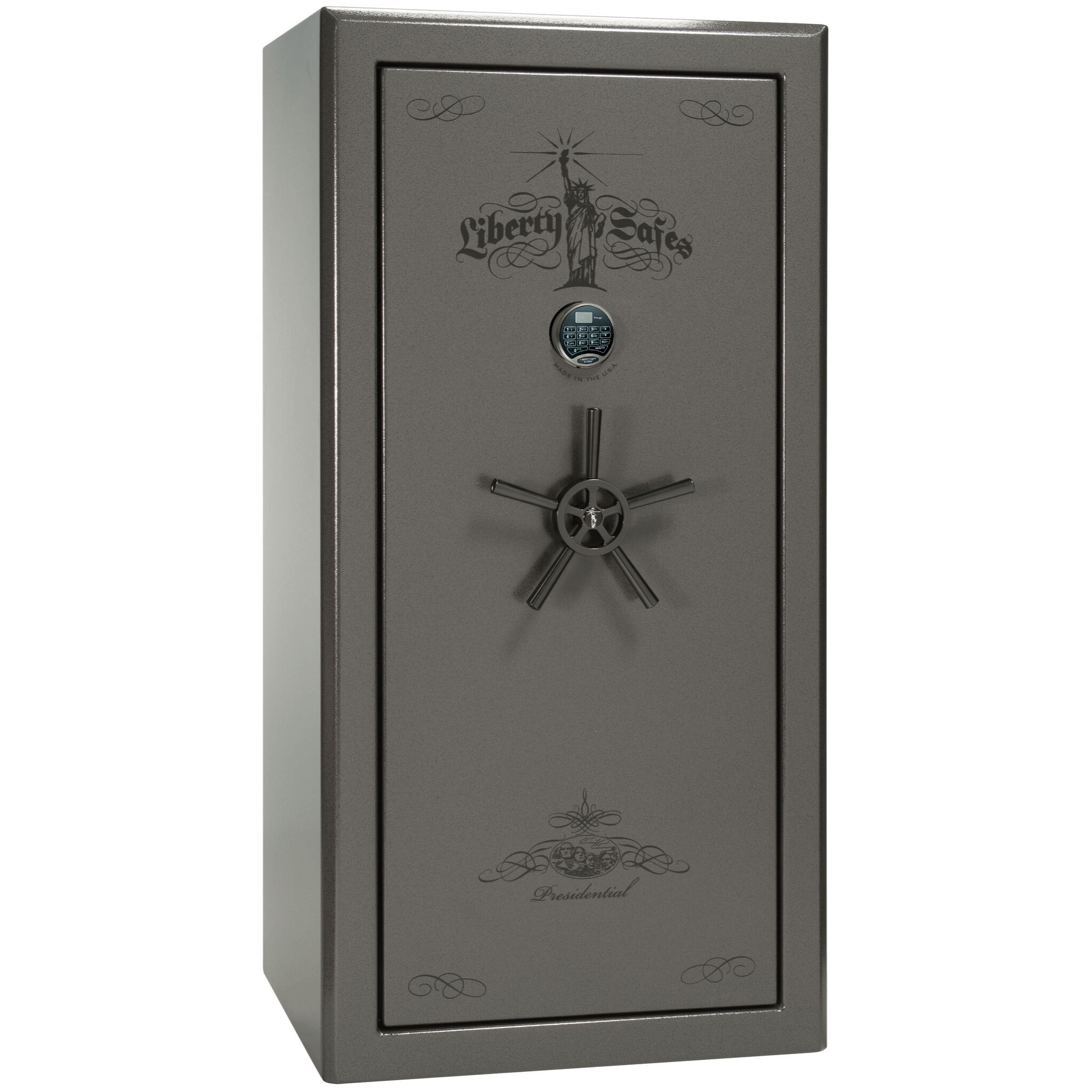 Presidential Series | Level 8 Security | 2.5 Hours Fire Protection | 25 | Dimensions: 60.5"(H) x 30"(W) x 28.5"(D) | Burgundy Marble | Mechanical Lock, photo 5