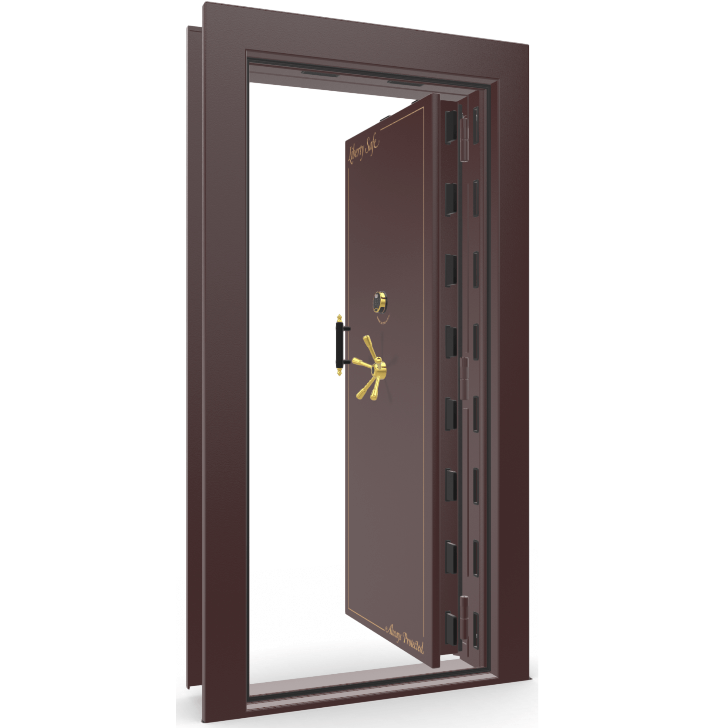 Vault Door Series | In-Swing | Right Hinge | White Marble | Electronic Lock, photo 4