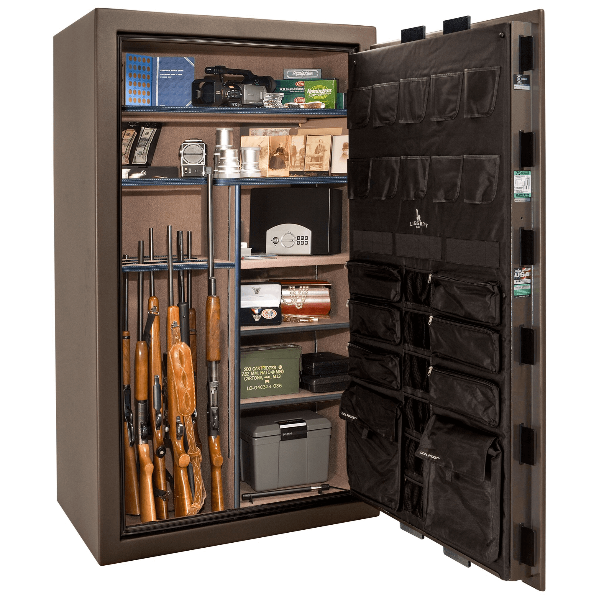 Liberty Franklin 50 Gun Safe with Electronic Lock, view 10