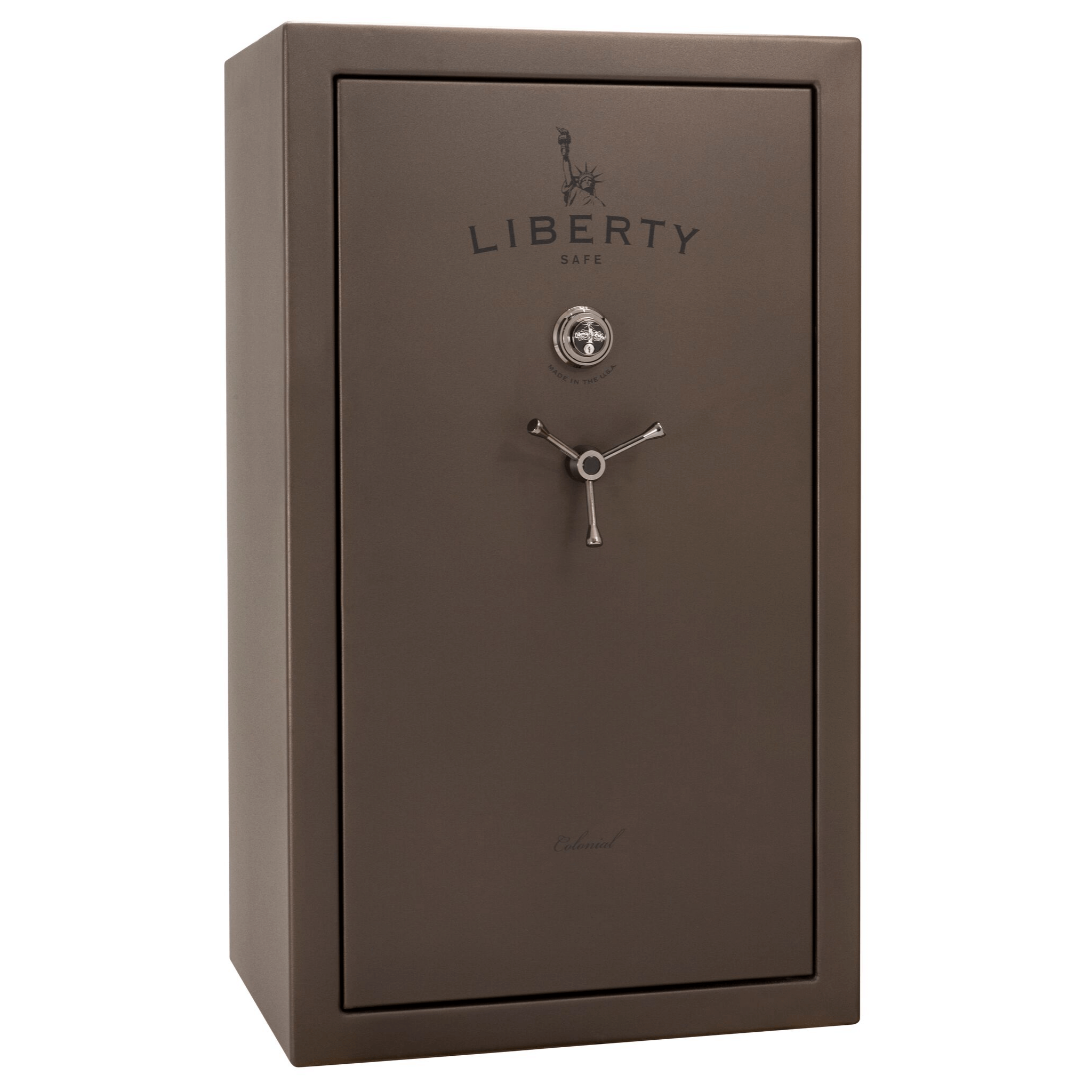 Colonial Series | Level 3 Security | 75 Minute Fire Protection | 50 | DIMENSIONS: 72.5"(H) X 42"(W) X 30.5"(D) | Gray Gloss | Electronic Lock