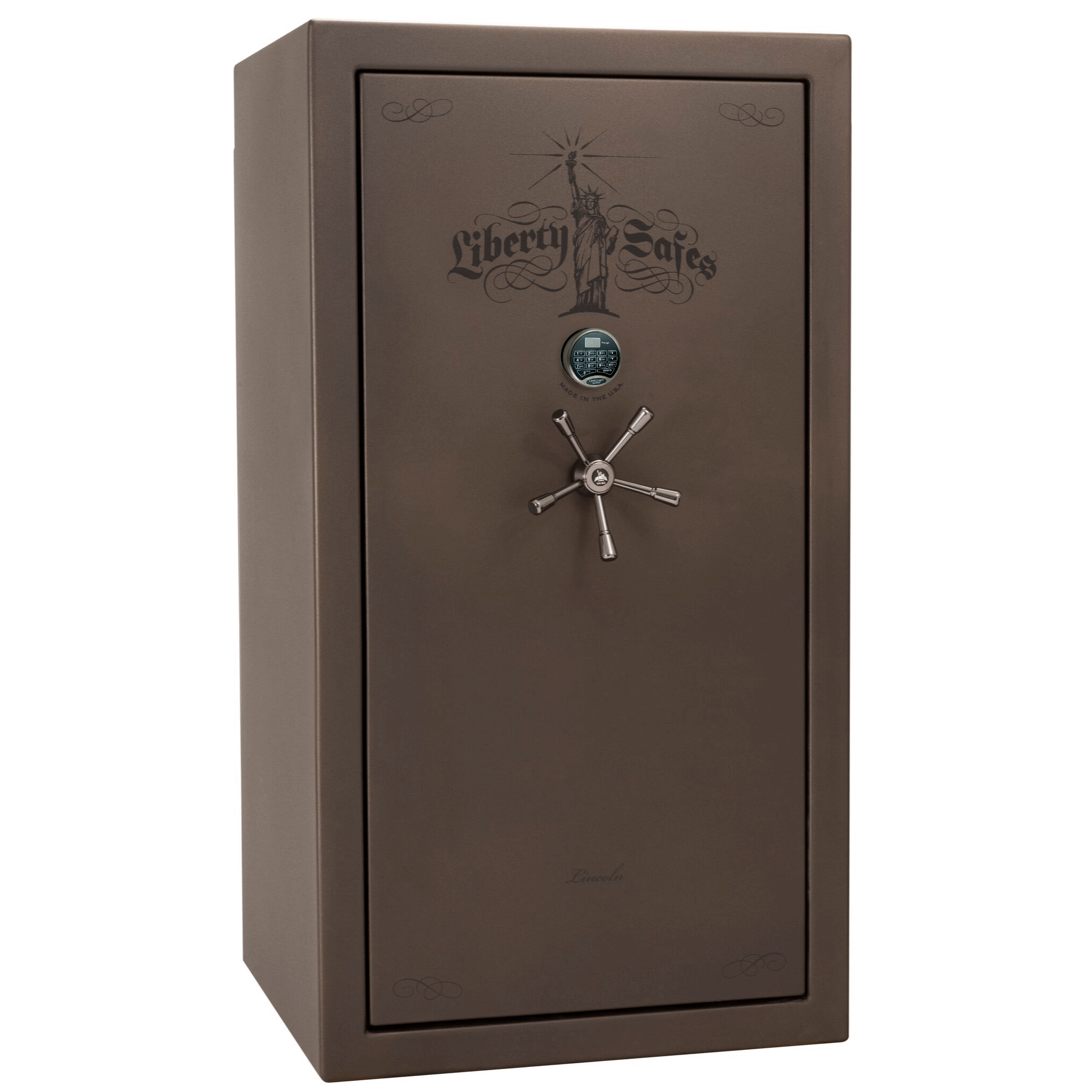 Lincoln Series | Level 5 Security | 110 Minute Fire Protection | 50 | Dimensions: 72.5"(H) x 42"(W) x 32"(D) | Gray Marble | Mechanical Lock