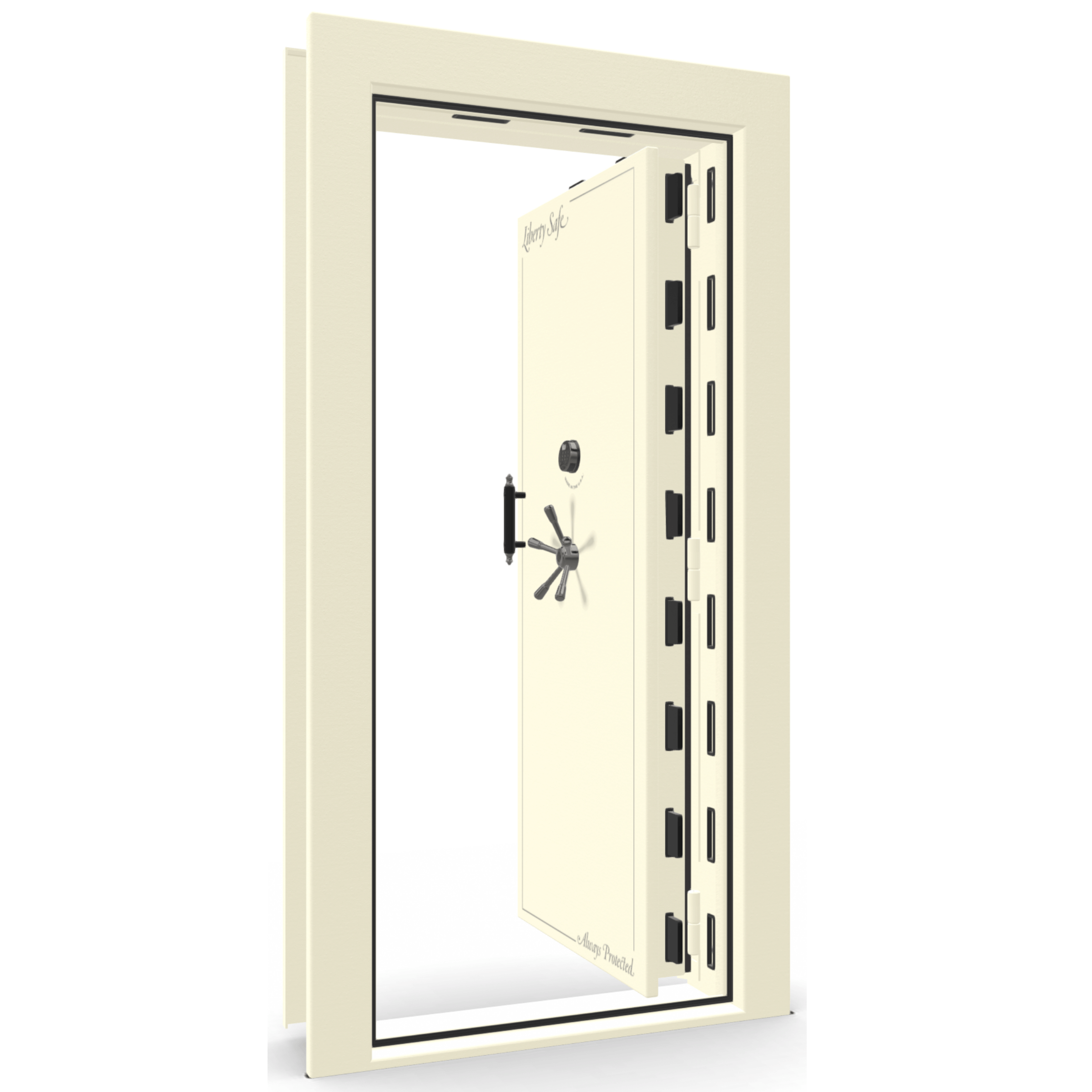 Vault Door Series | In-Swing | Right Hinge | Champagne Gloss | Electronic Lock, photo 8