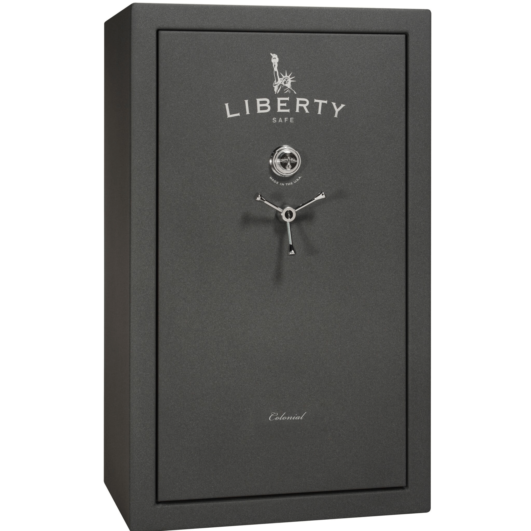 Colonial Series | Level 3 Security | 75 Minute Fire Protection | 50 | DIMENSIONS: 72.5"(H) X 42"(W) X 30.5"(D) | White Gloss Brass | Electronic Lock, photo 49