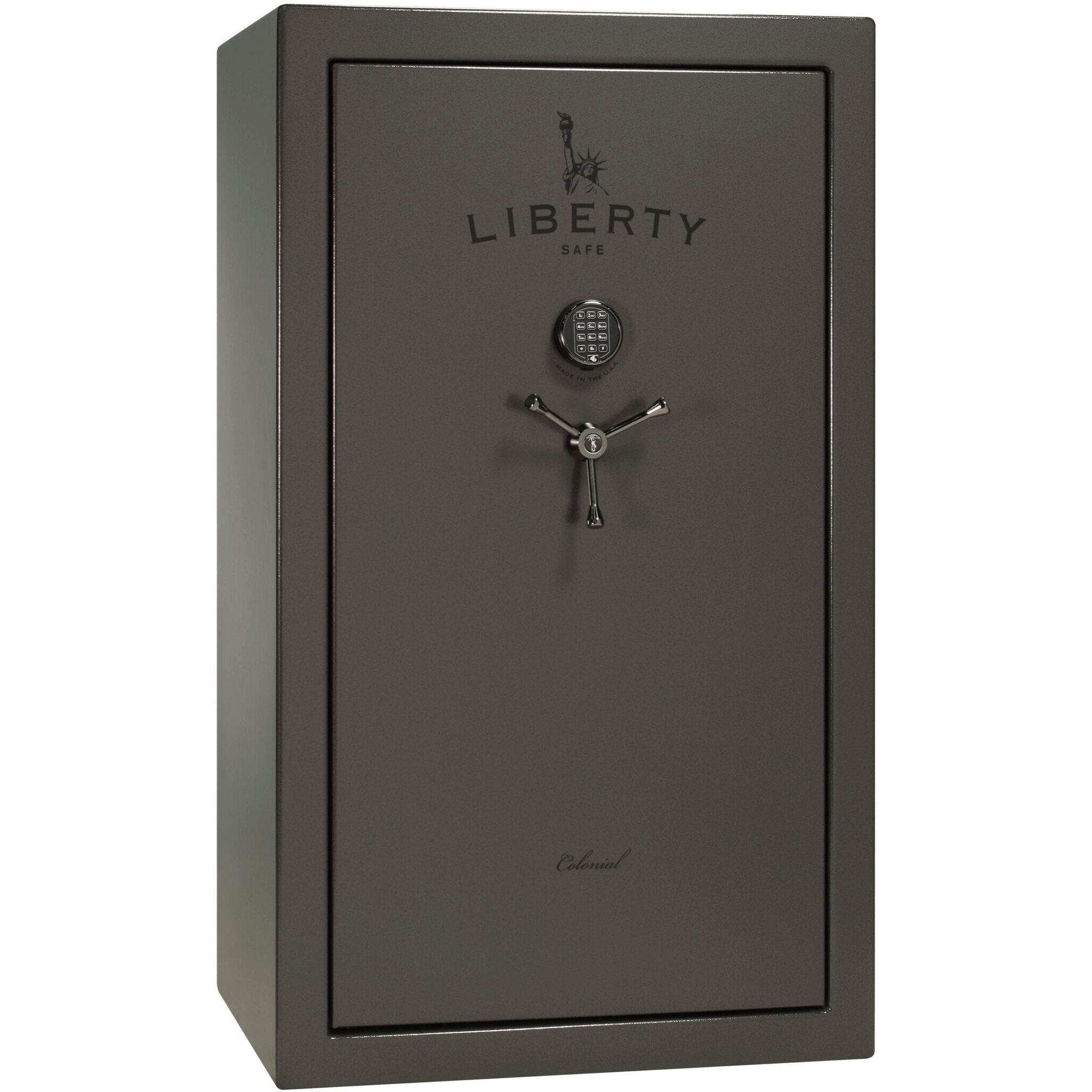Colonial Series | Level 3 Security | 75 Minute Fire Protection | 50XT | DIMENSIONS: 72.5"(H) X 42"(W) X 30.5"(D) | Black Textured | Electronic Lock, photo 51