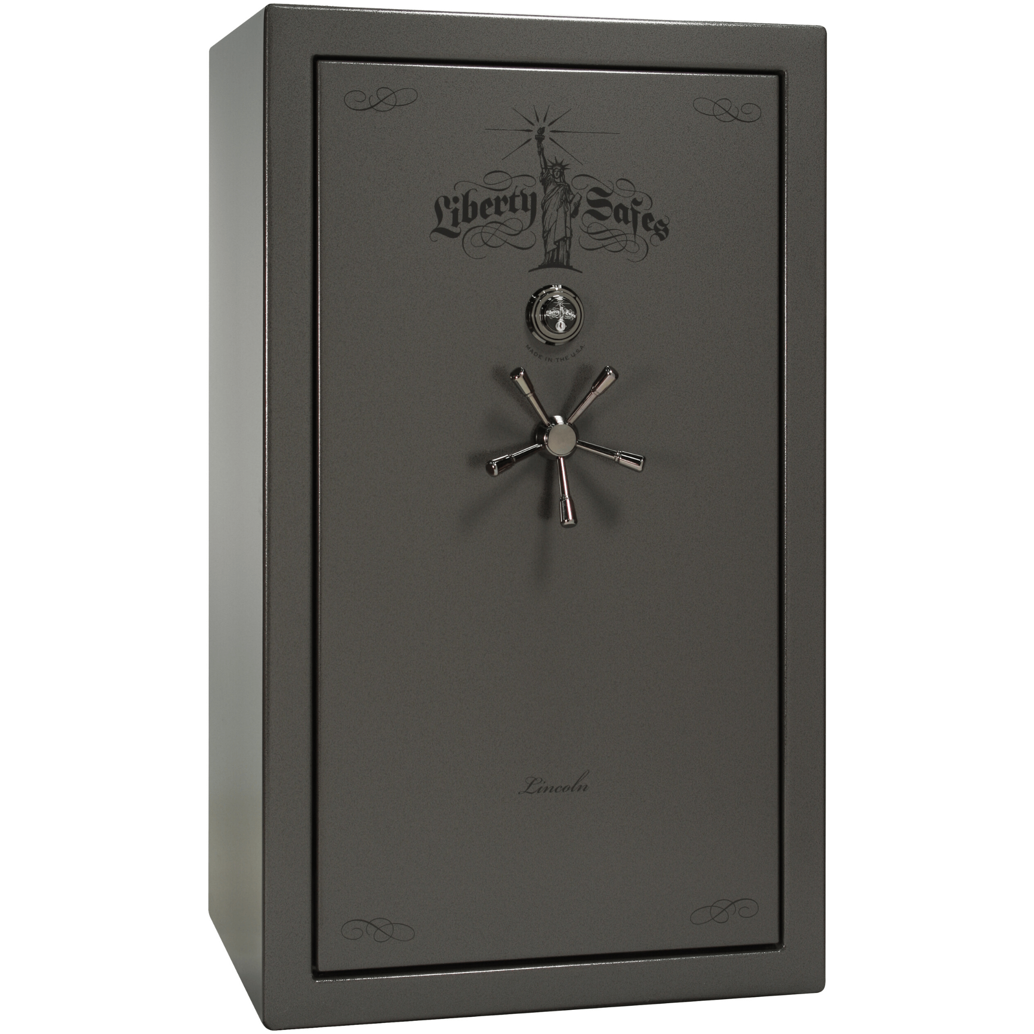 Lincoln Series | Level 5 Security | 110 Minute Fire Protection | 50 | Dimensions: 72.5"(H) x 42"(W) x 32"(D) | Black Gloss | Mechanical Lock, photo 47