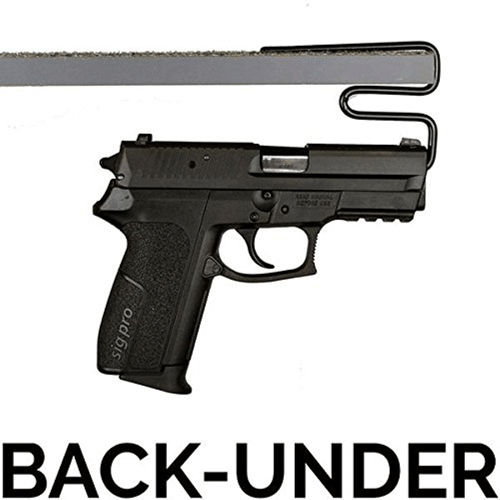 Accessory - Storage - Handgun Hanger - Back-Under - 2 pack, photo 2