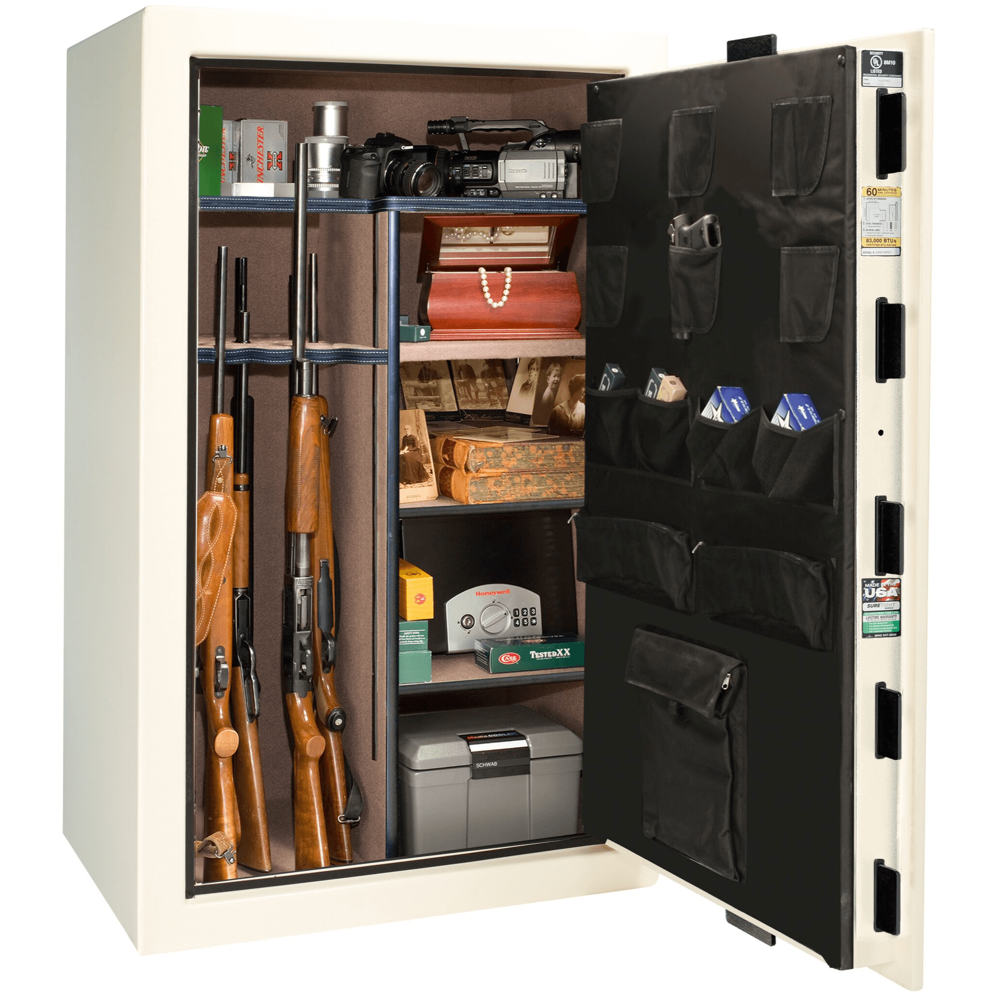 Liberty Colonial 30 Gun Safe with Mechanical Lock, image 2 