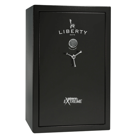 Fatboy Jr. Series | Level 3 Security | 75 Minute Fire Protection | 48XL | Dimensions: 60.5"(H) x 42"(W) x 32"(D) | Up to 64 Long Guns | Black Textured | Electronic Lock, photo 5