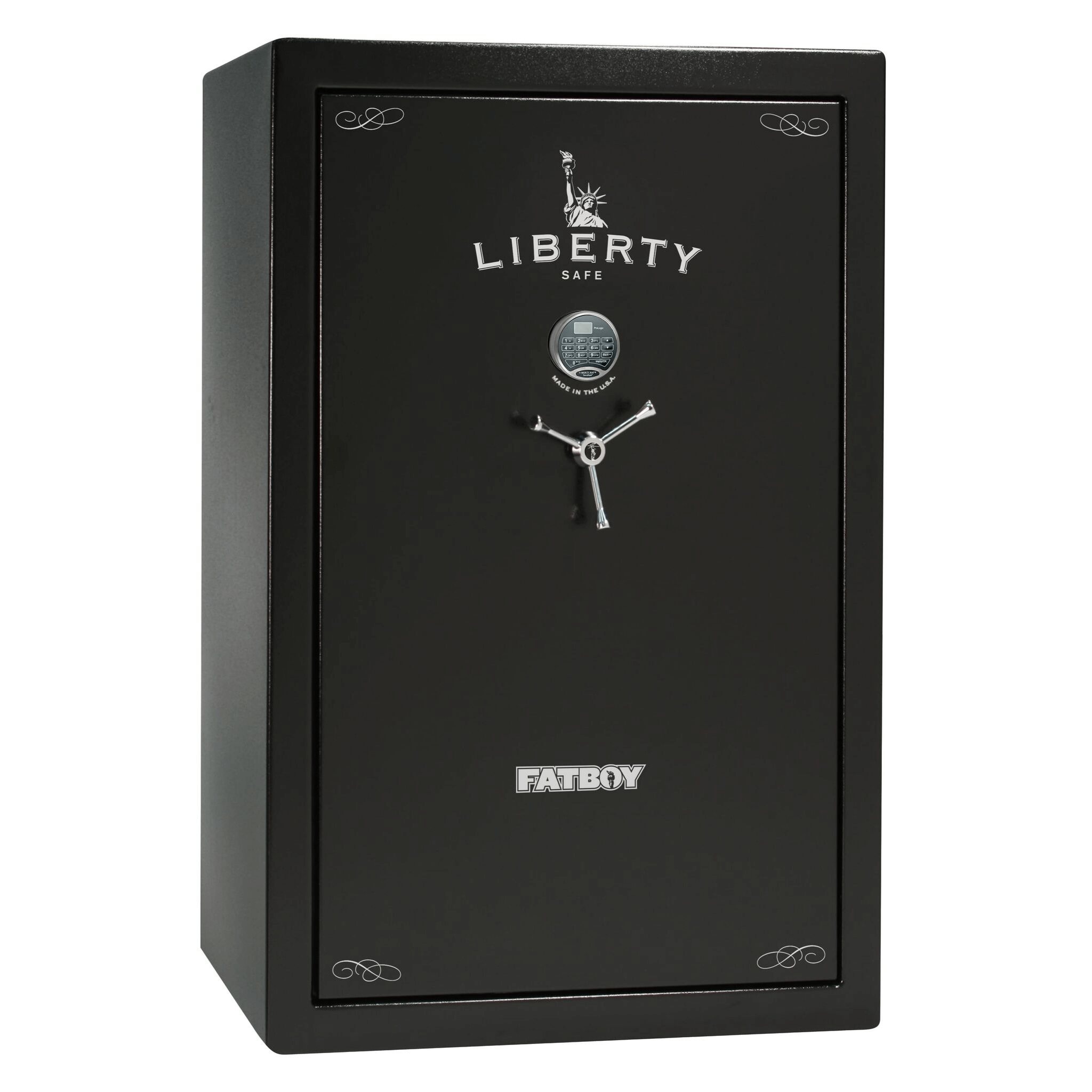 Fatboy Series | Level 4 Security | 90 Minute Fire Protection | 64 | Dimensions: 60.5"(H) x 42"(W) x 32"(D) | Black Textured | Mechanical Lock