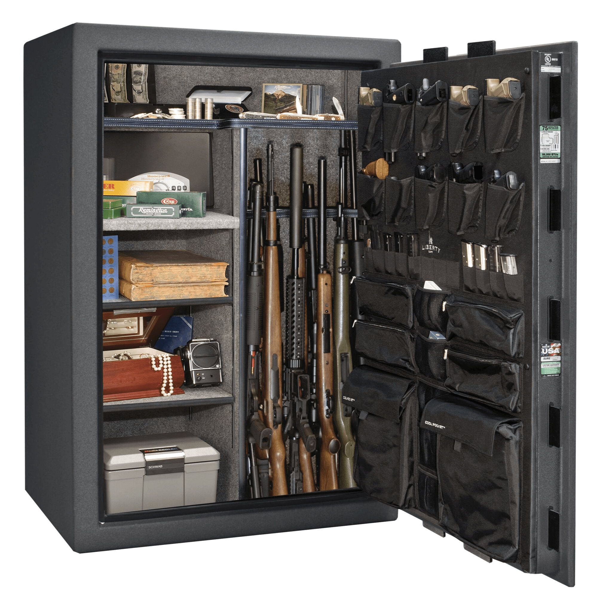 Liberty Fatboy 64 Extreme Gun Safe with Electronic Lock, view 4