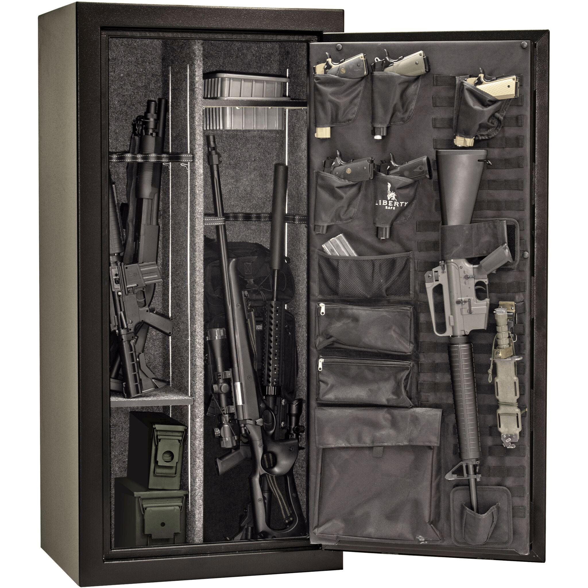 Tactical | 24 | 30 Minute Fire Protection | Black | Black Mechanical Lock | 59.5"(H) x 28.25"(W) x 22"(D), photo 2