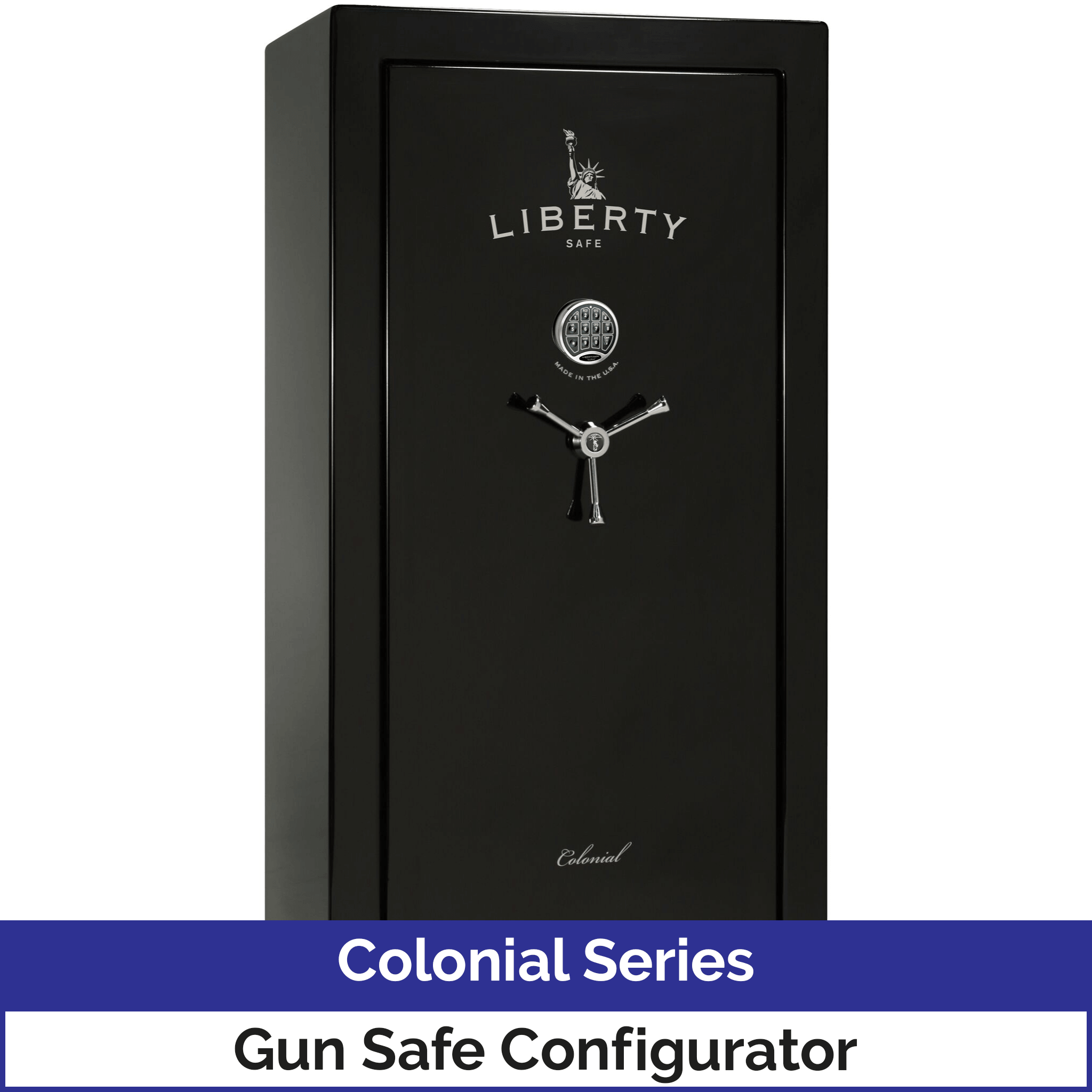 Liberty Colonial Series Gun Safe Configurator, image 1 