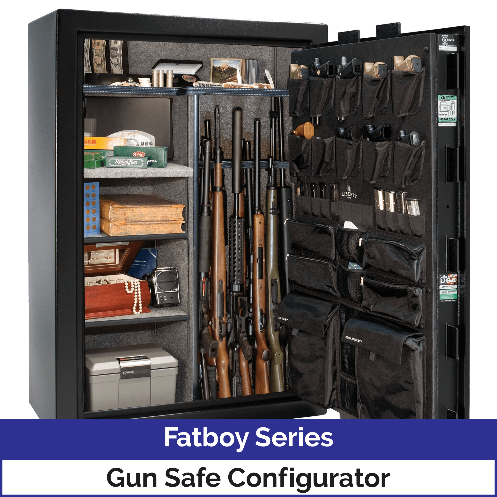 Liberty Fatboy Series Gun Safe Configurator, view 2