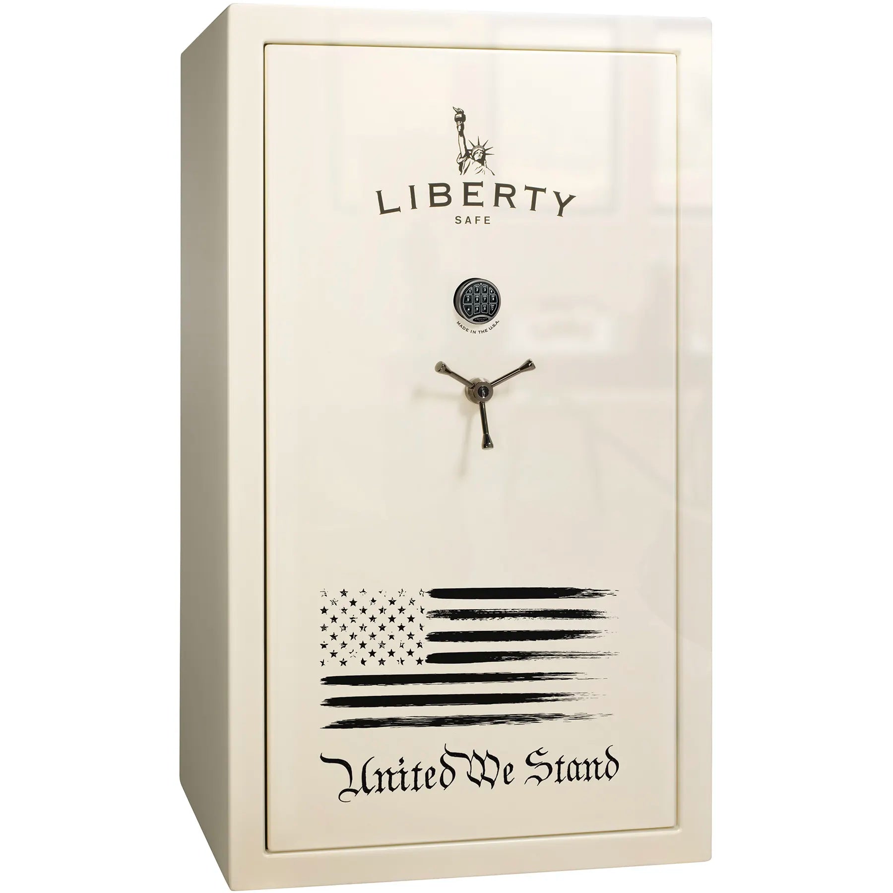 Liberty Colonial 50 Gloss White with Flag Gun Safe, photo 1