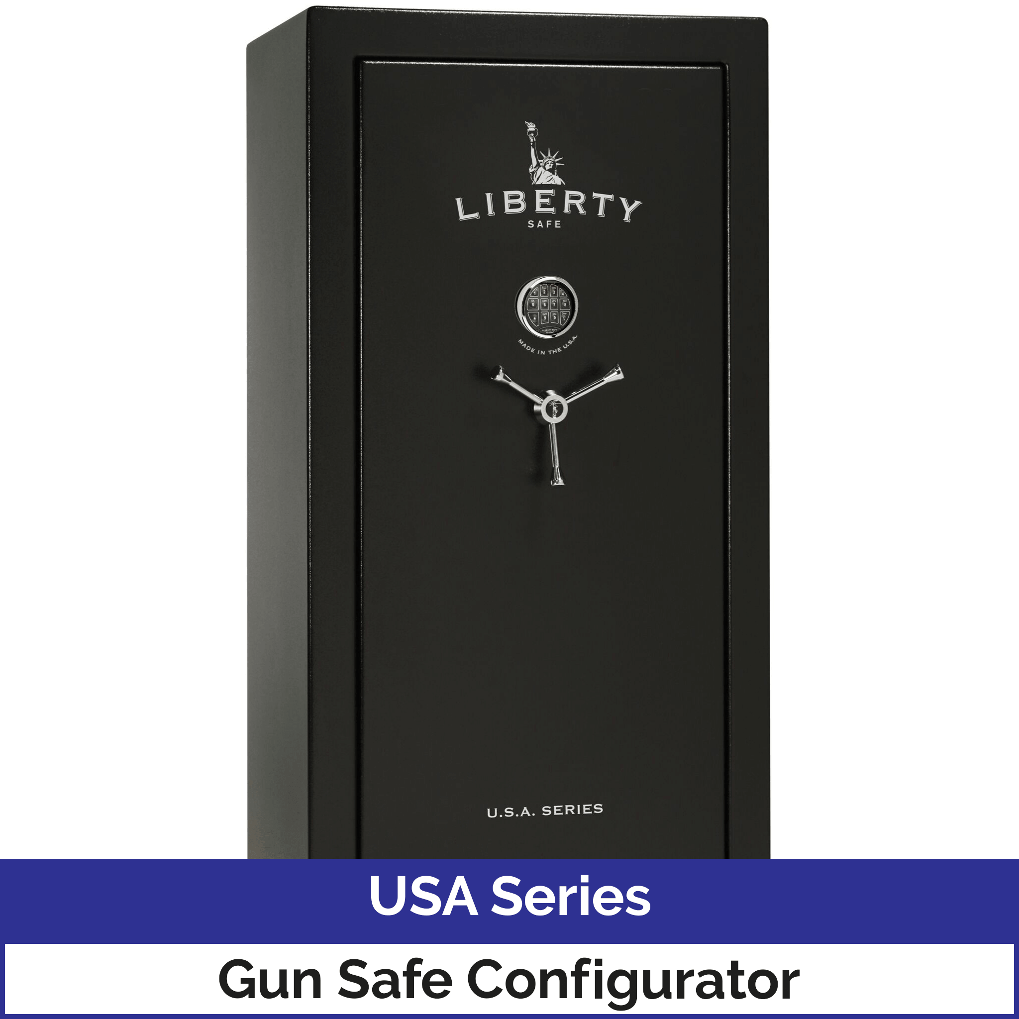 Liberty USA Series Gun Safe Configurator, view 1